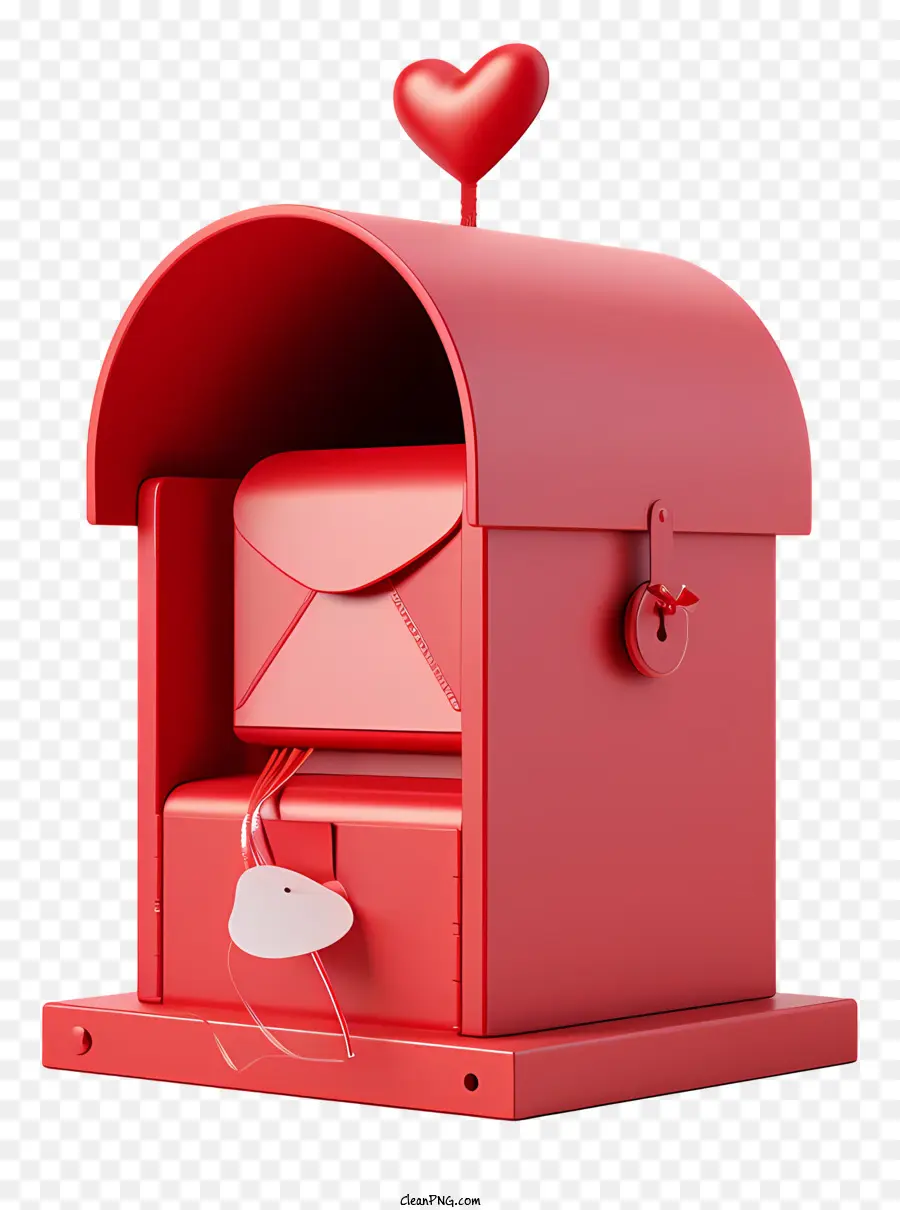 Kotak Surat Valentine，Love Mailbox PNG