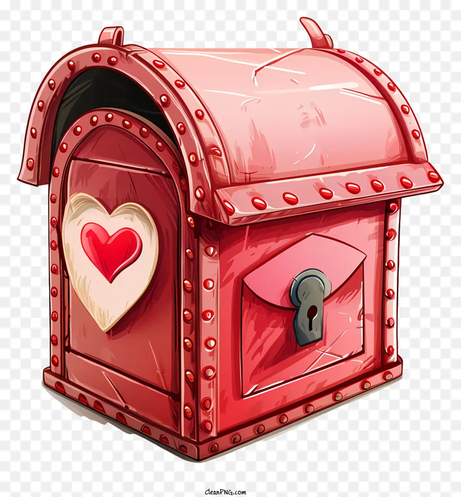Kotak Surat Valentine，Kotak Kayu Kecil PNG