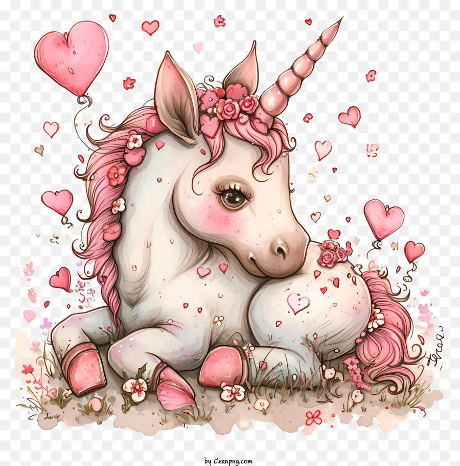 Unicorn Valentine，Unicorn PNG