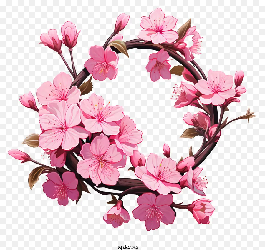 Sakura，Bunga Sakura Merah Muda PNG