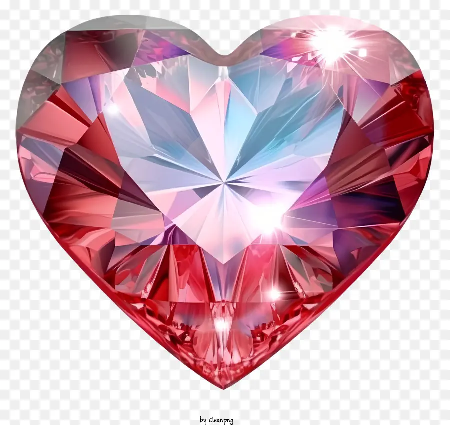 Pastel Valentine Heart Diamond，Berbentuk Hati Berlian PNG