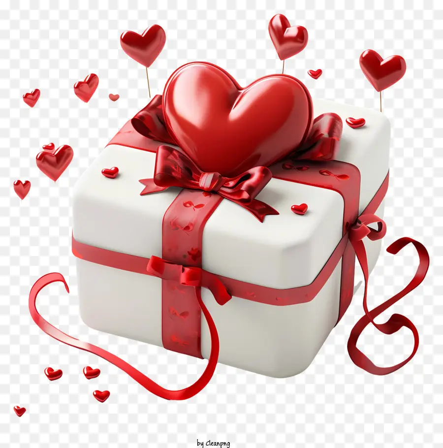 Hadiah Valentine，Kotak Hadiah PNG