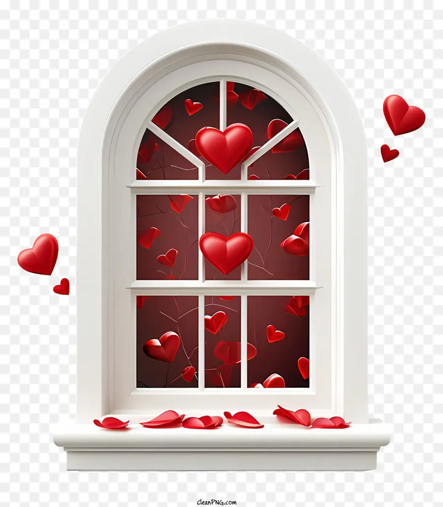 Jendela Valentine，Merah Hati PNG