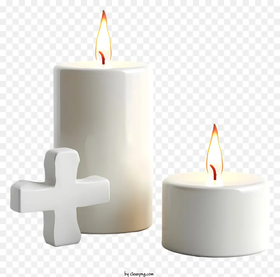 Hari Lilin，Lilin Dan Salib PNG