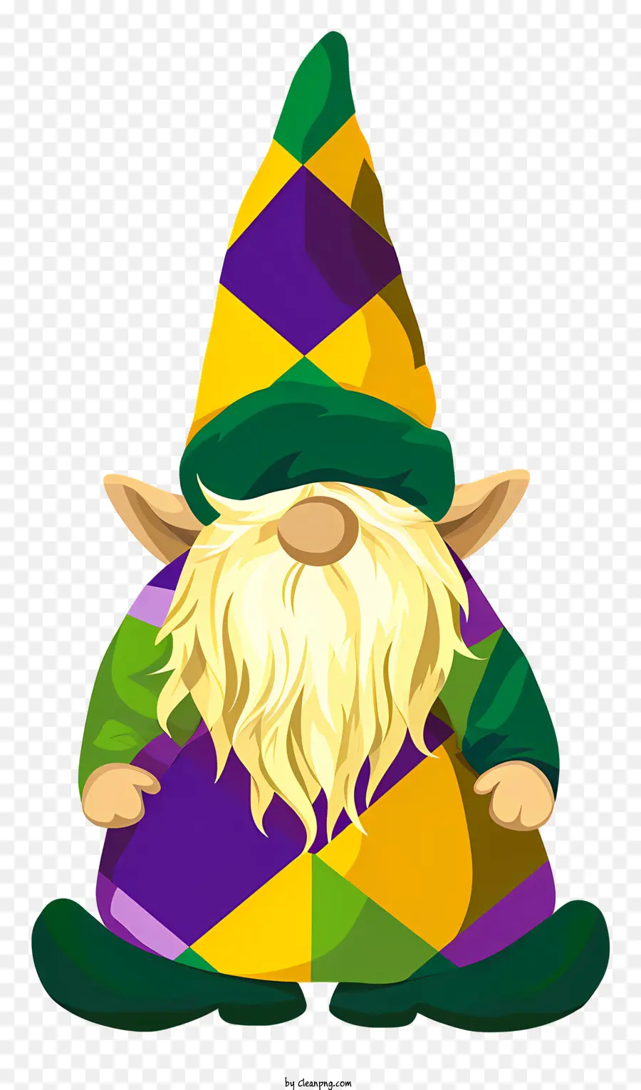 Mardi Gras Gnome，Kartun Gnome PNG