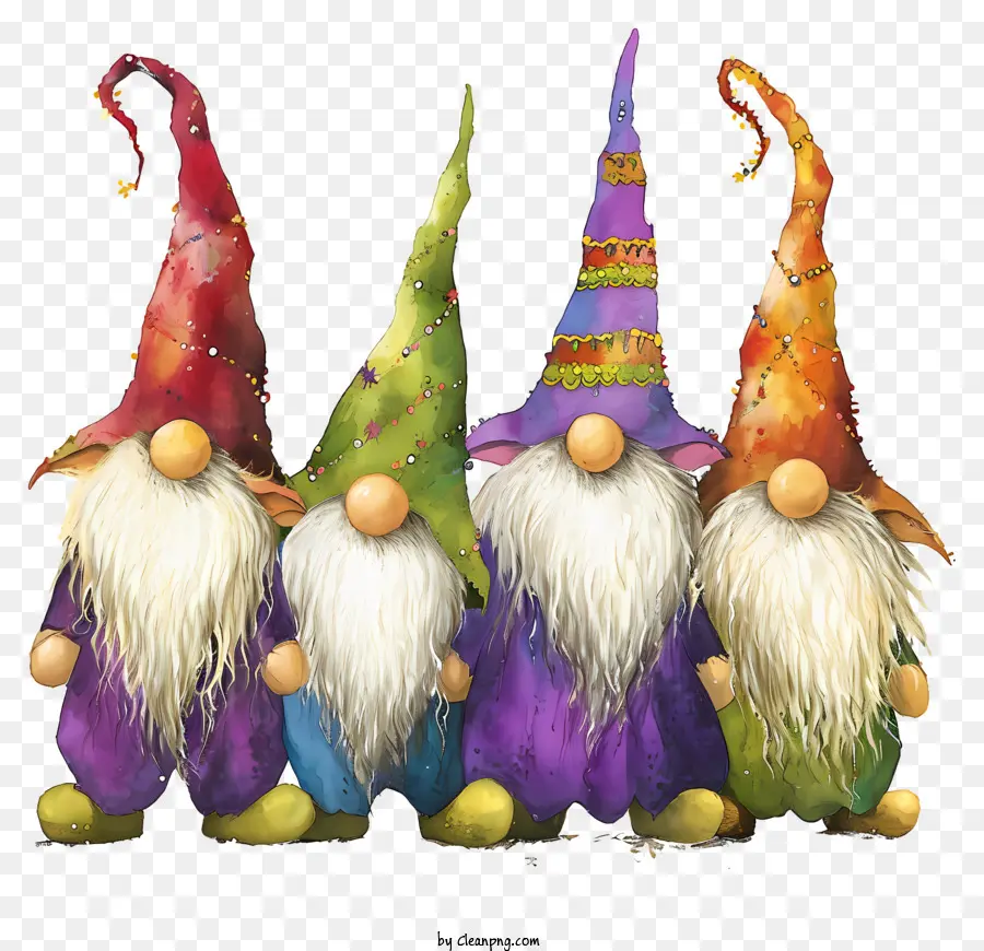 Mardi Gras Kurcaci，Gnome PNG