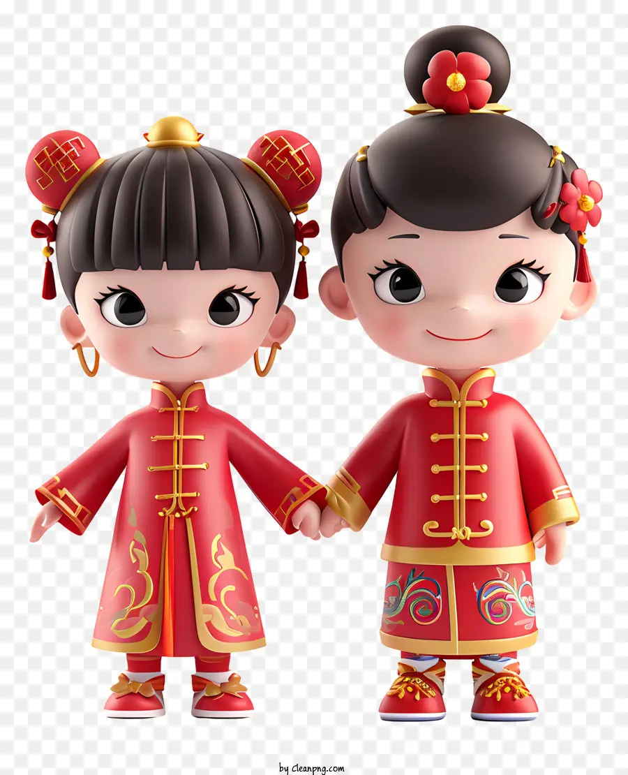 Tahun Baru Cina，Pakaian Tiongkok Tradisional PNG