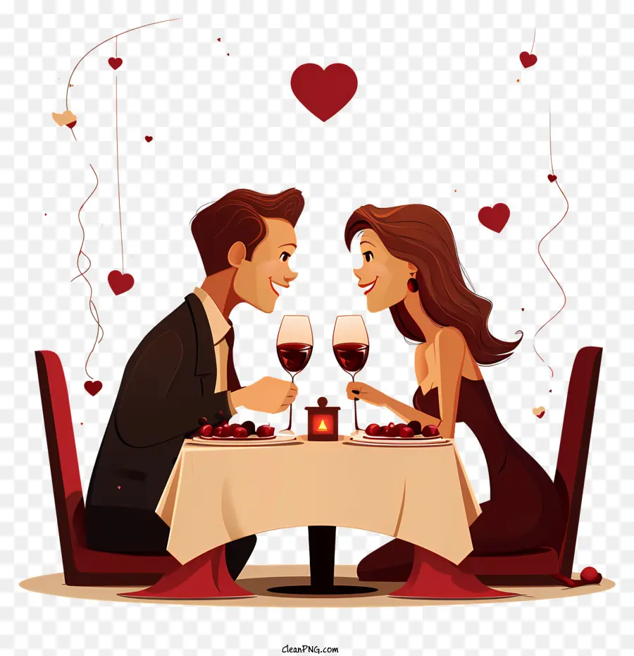 Makan Malam Romantis，Pasangan PNG