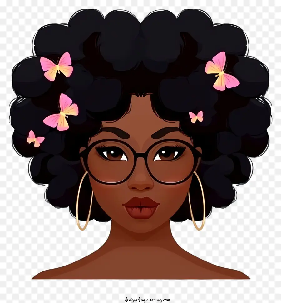 Emoji Gadis Hitam，Afrika Amerika Perempuan PNG