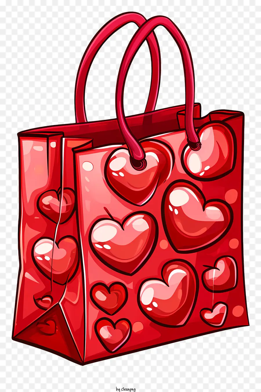 Tas Hadiah Valentine，Tas Hadiah PNG