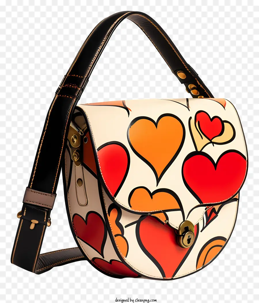 Tas Hadiah Valentine，Tas Tangan Pola Hati PNG