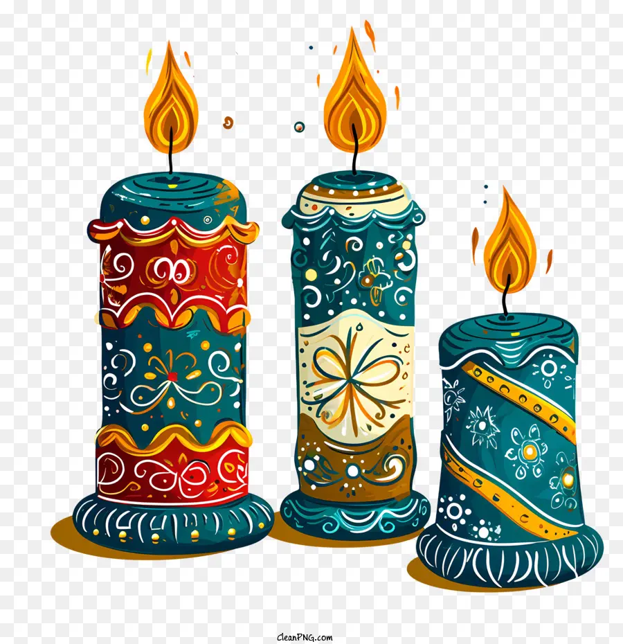 Lilin Tahun Baru Ortodoks，Kartun Lilin PNG
