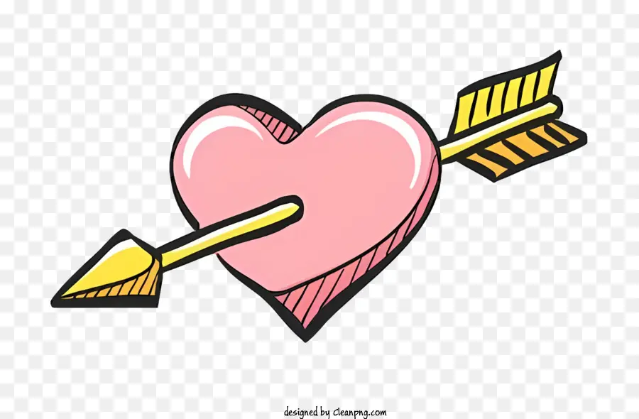 Panah Cupid，Hari Valentine PNG