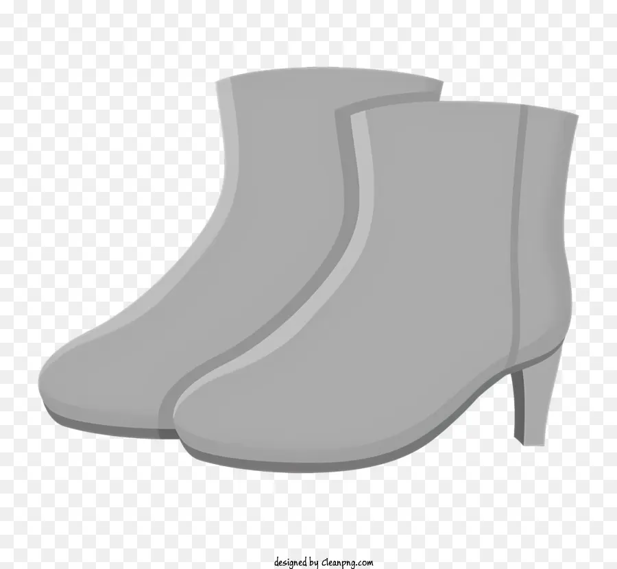 Sepatu Sepatu Hak Tinggi Abu Abu，Sepatu Bot Runcing PNG