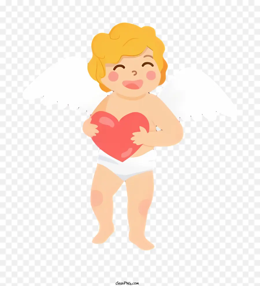 Cupid Kartun，Cupid Dengan Hati PNG