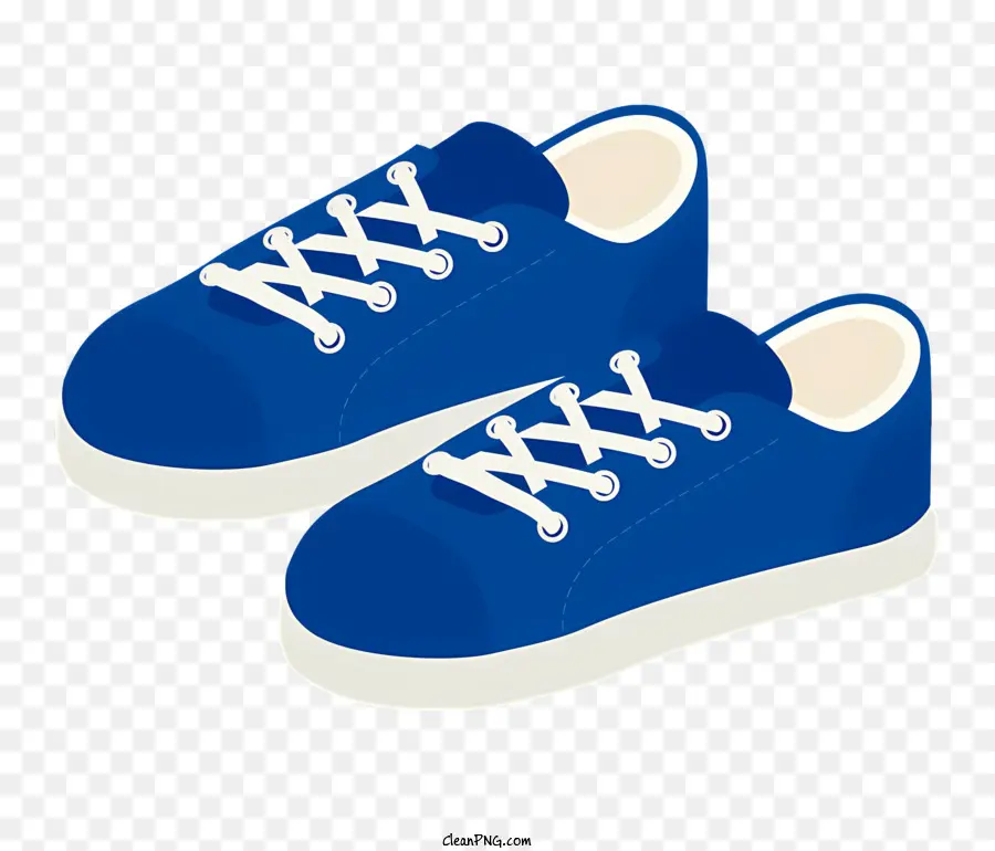 Biru Sepatu，Sepatu Kets Aus PNG