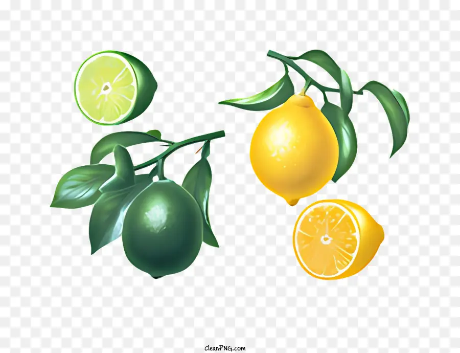 Buah，Lemon PNG