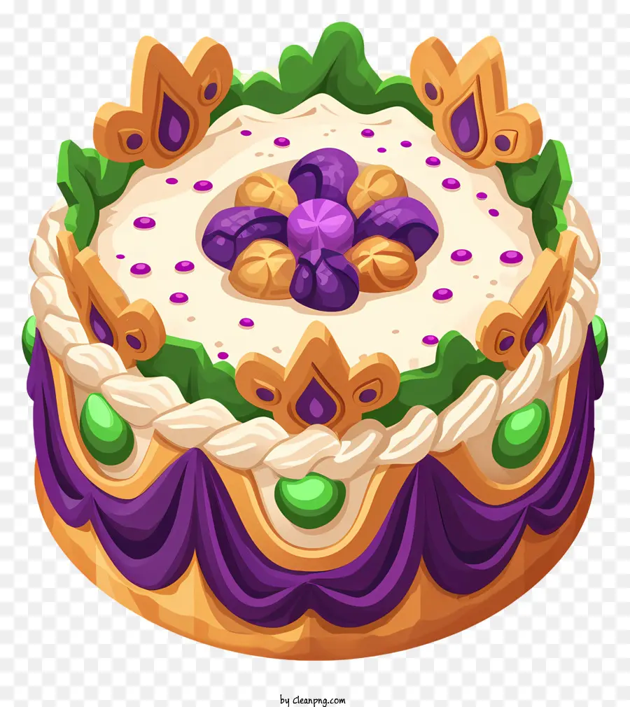 Mardi Gras，Kue Kartun PNG