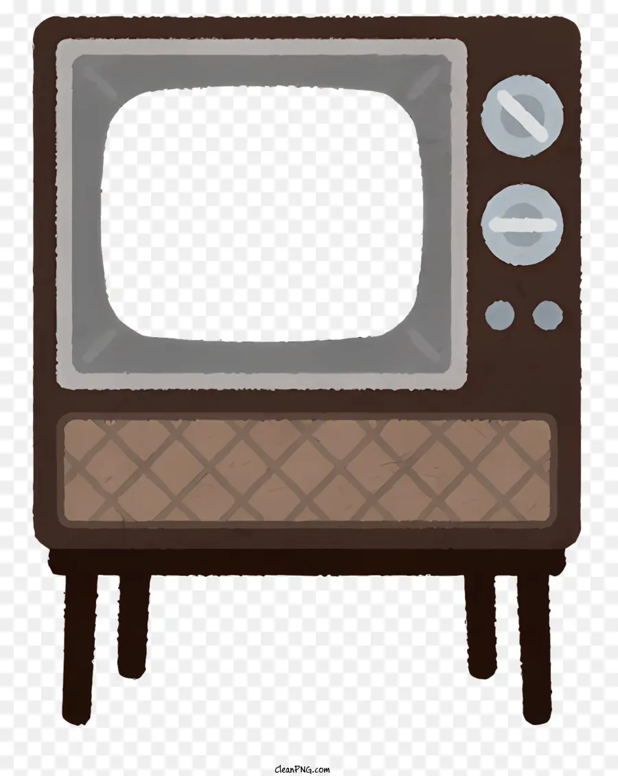 1 Televisi Vintage，2 Televisi Kayu Dan Logam PNG