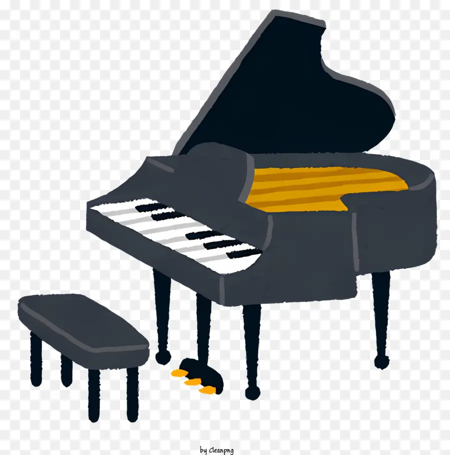 Musik，Grand Piano PNG