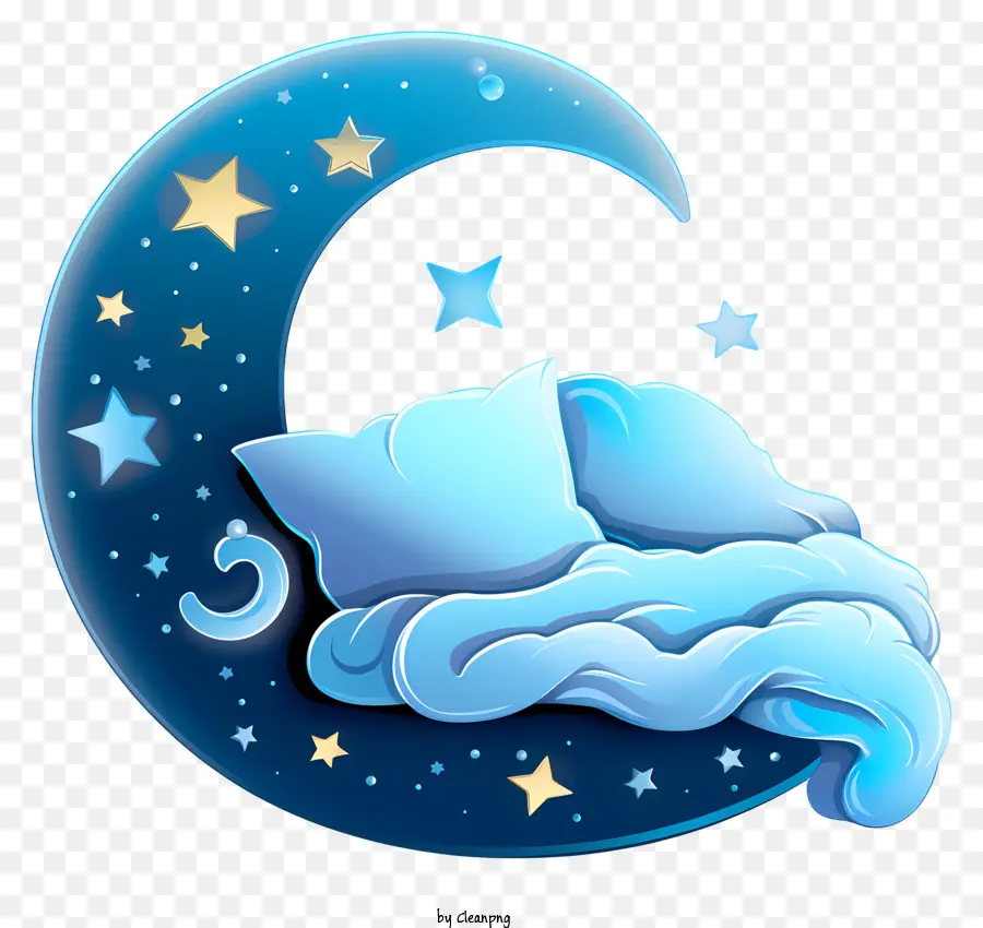 Ikon Tidur Kartun，Bulan PNG