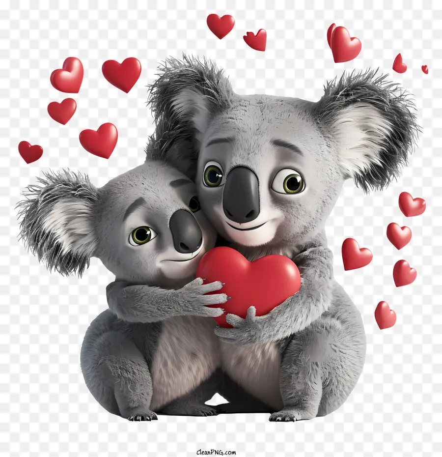Pecinta Koala，Valentine PNG