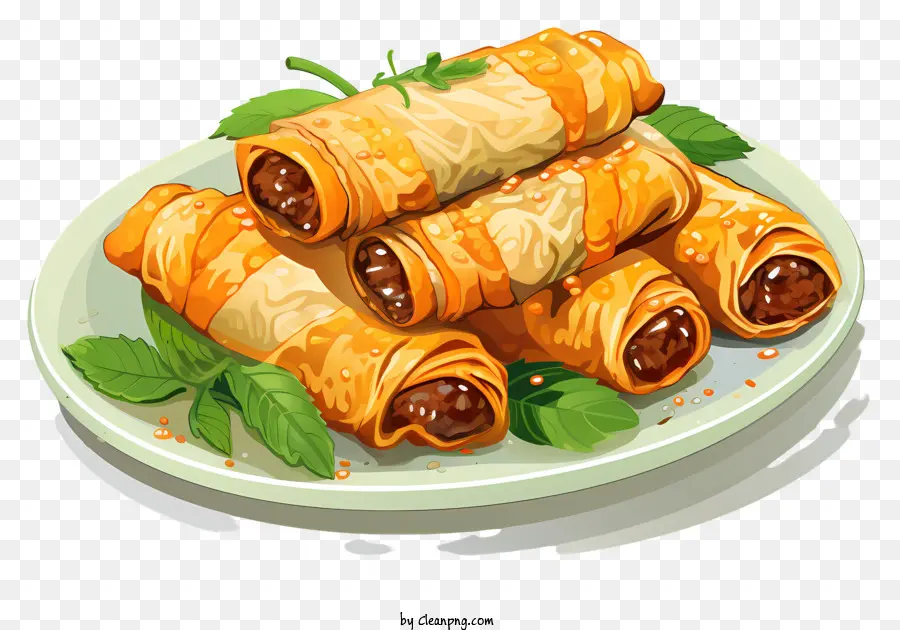 Gaya Sketsa Lumpia，Lumpia PNG