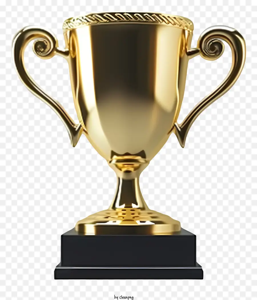 Trophy Piala，Piala Emas PNG