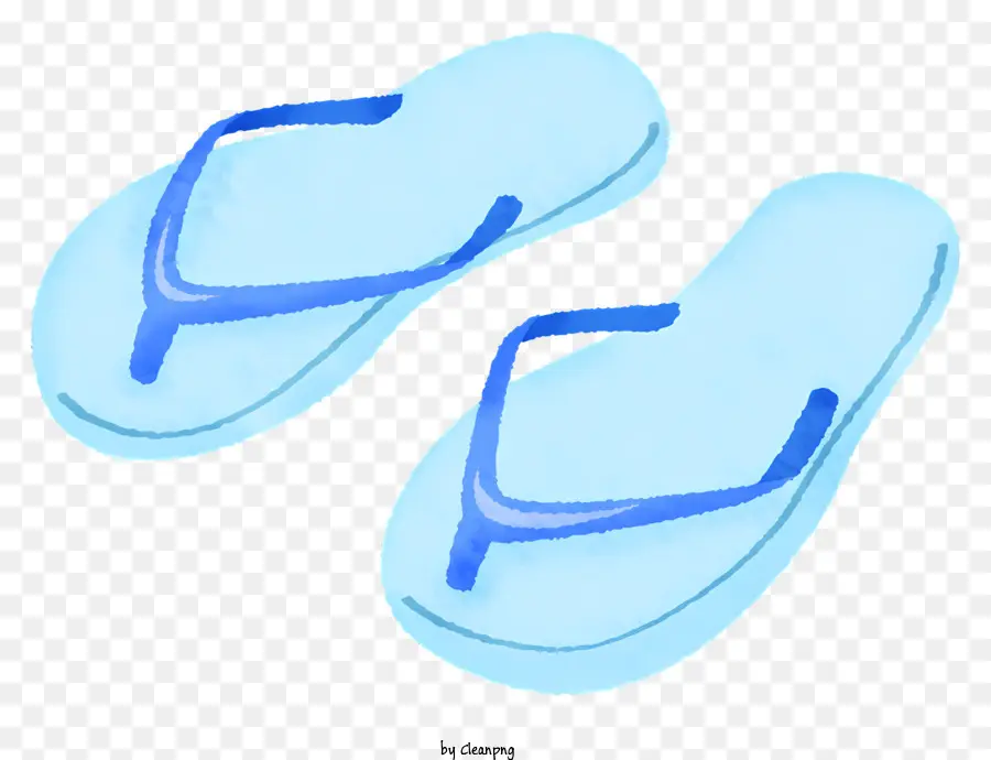 Sandal Biru，Sol Putih PNG