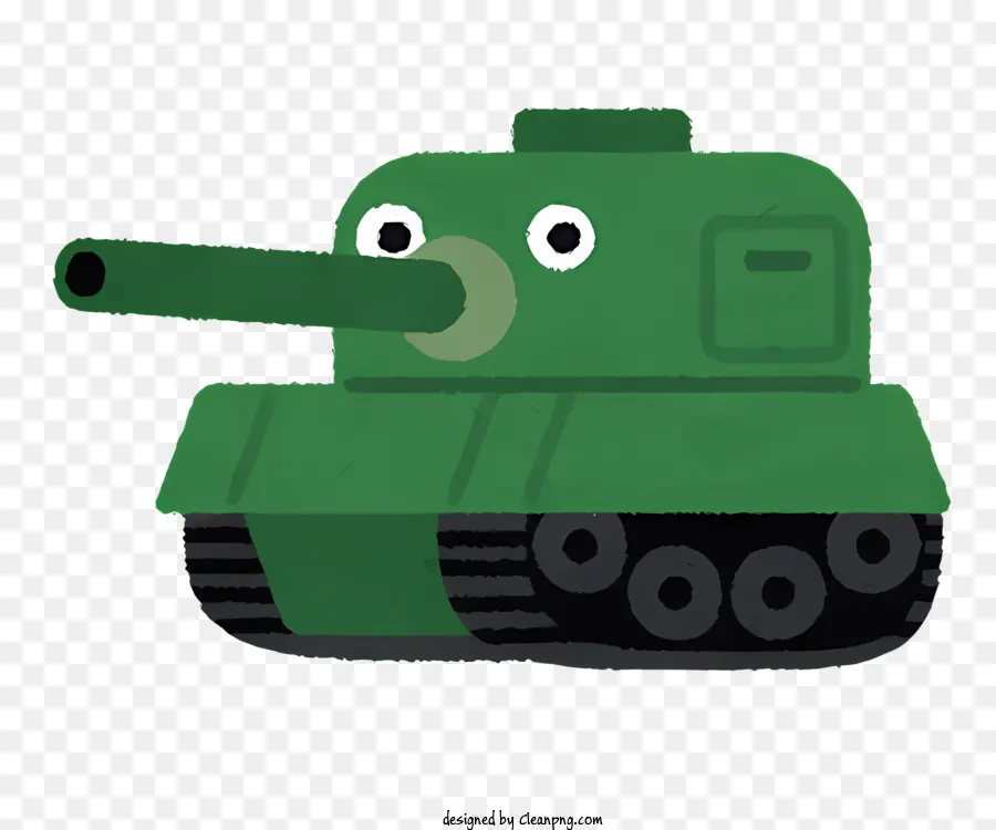 Hijau Tank，Bentuk Bulat PNG