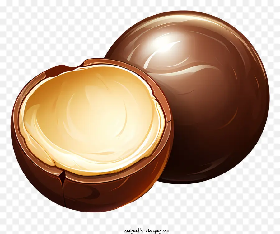 Sketsa Bola Coklat，Cokelat PNG