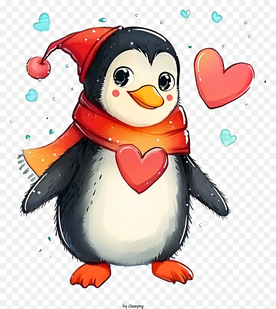 Desain Karakter Gambar Vektor，Penguin PNG