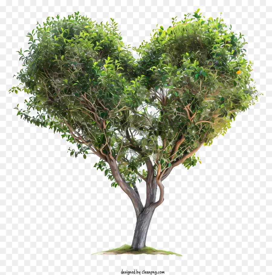 Jantung Berbentuk Pohon，Pohon PNG
