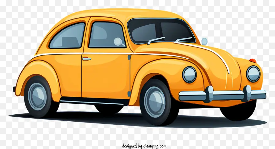 Mobil Kartun Datar，Kumbang Volkswagen PNG