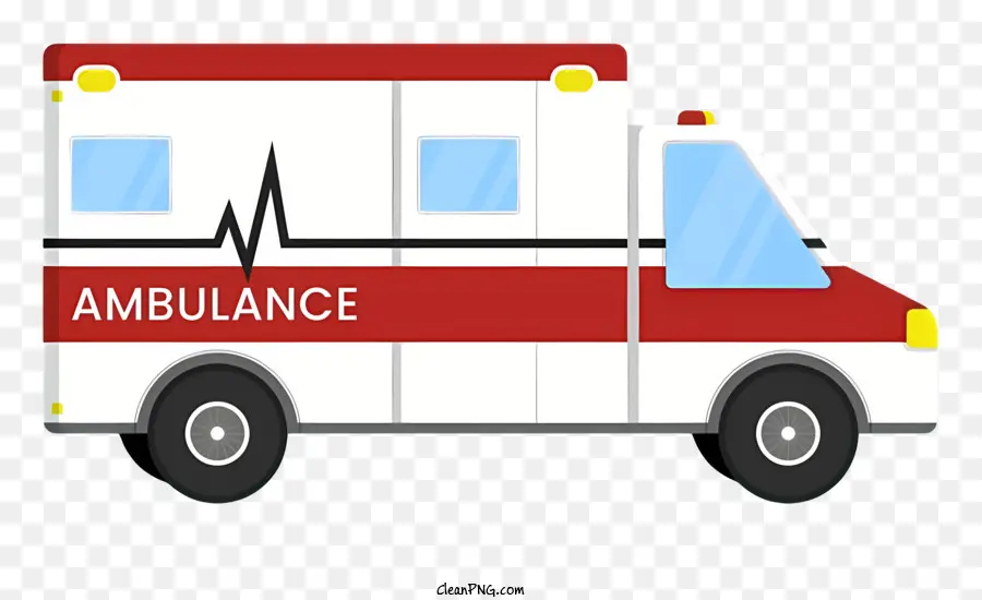 Mobil Ambulans Kartun，Ambulans PNG