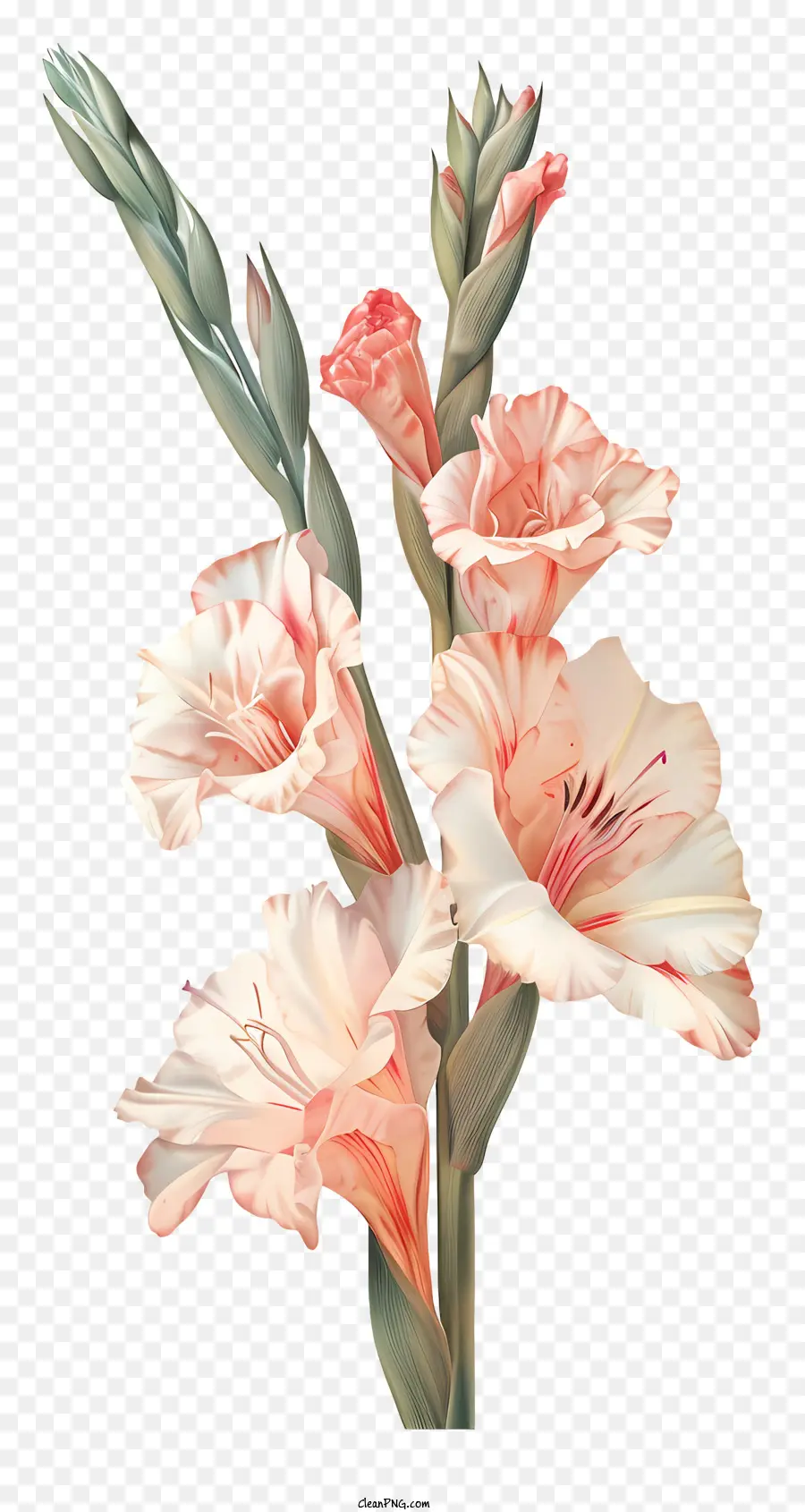 Gladiol，Bunga Jeruk PNG