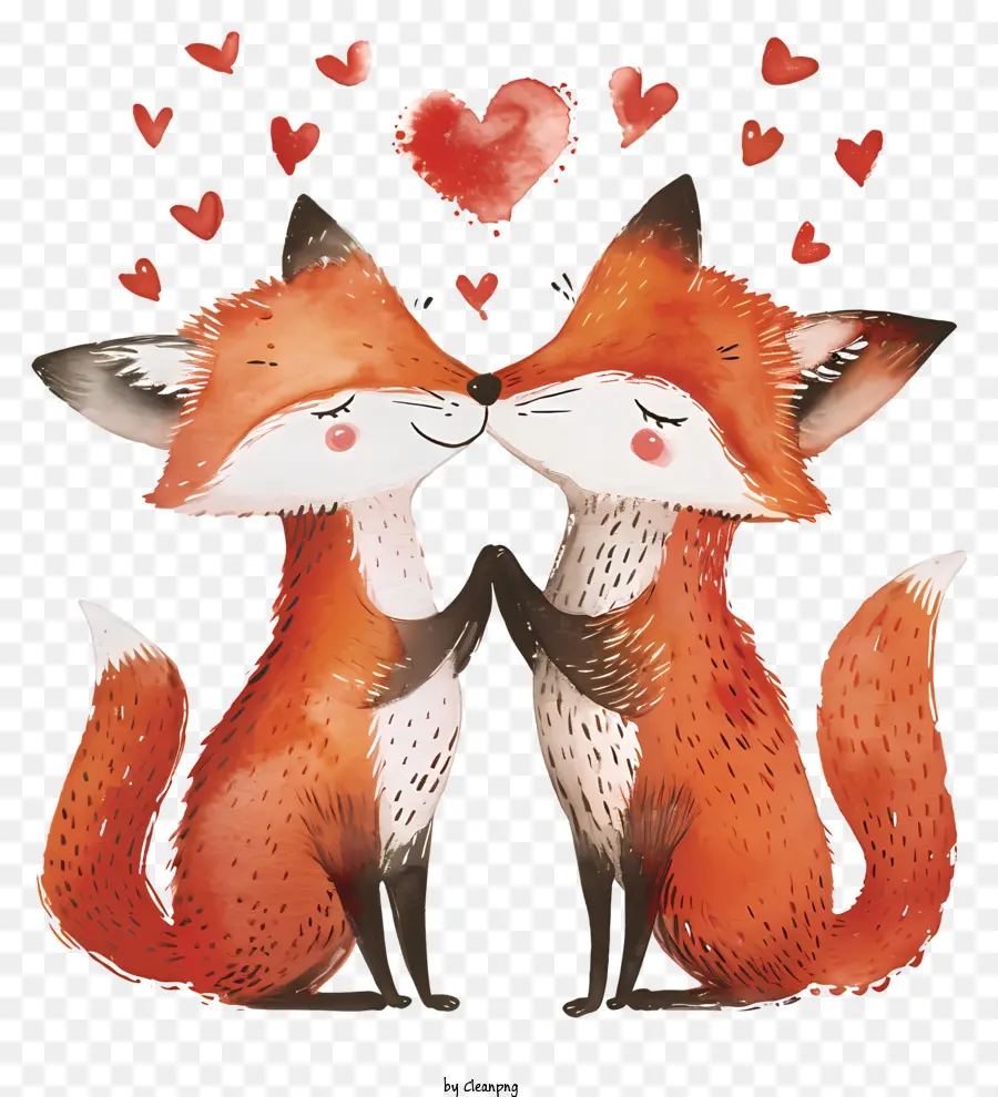 Valentine Fox，Rubah Merah PNG