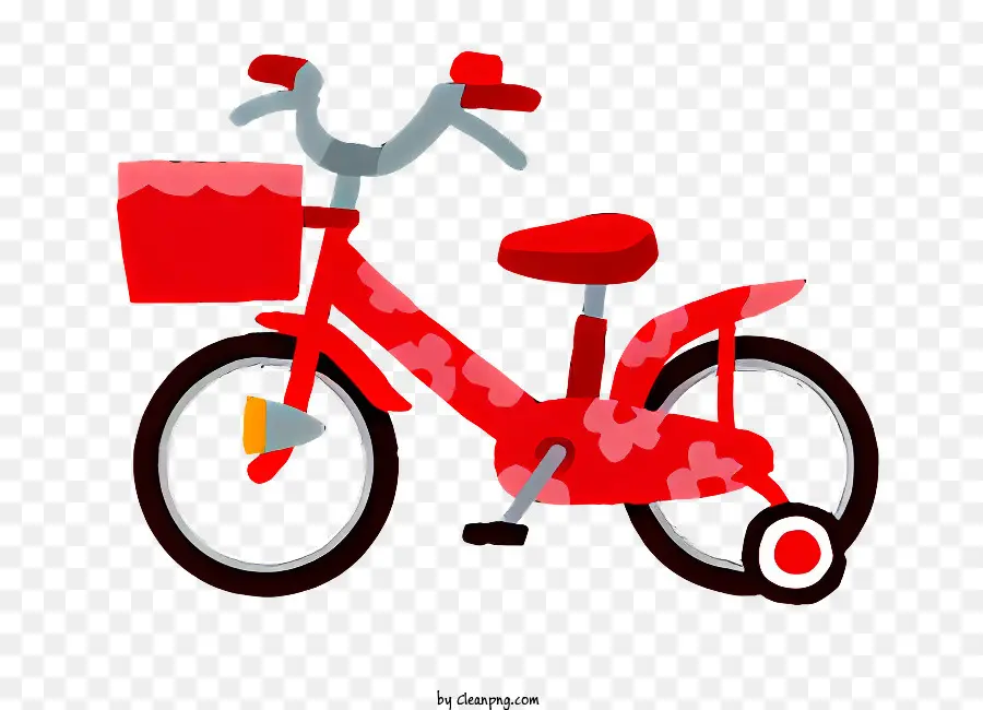 Sepeda，Sepeda Dengan Keranjang PNG