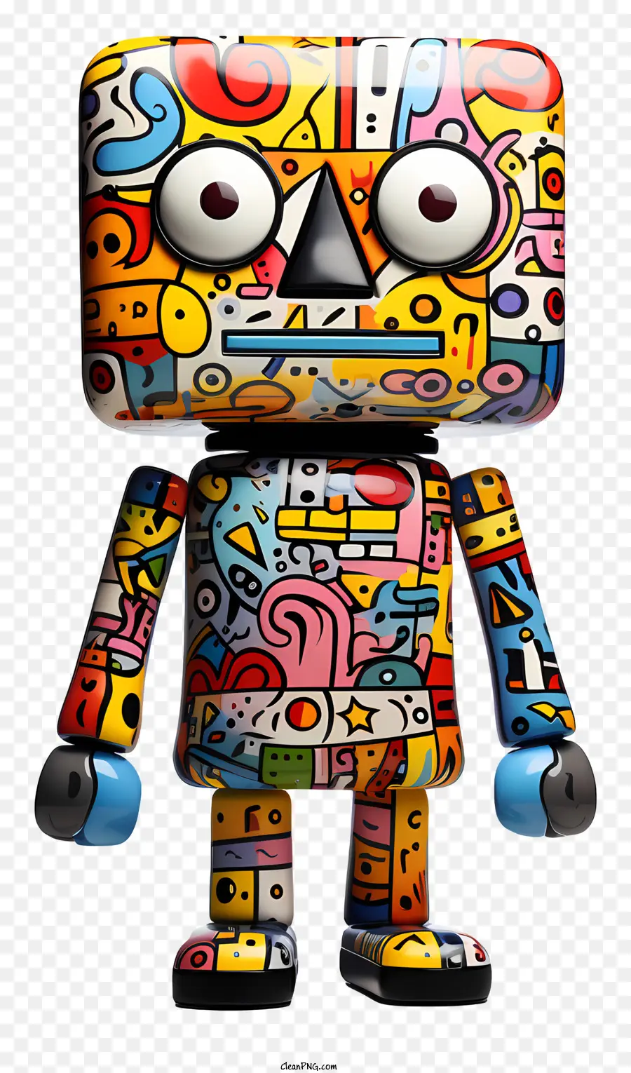 Kartun Toy，Robot Abstrak PNG