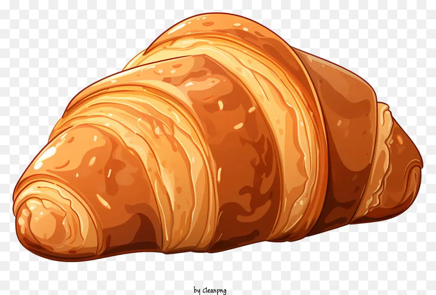 Croissant Perancis Gaya Doodle，Croissant PNG