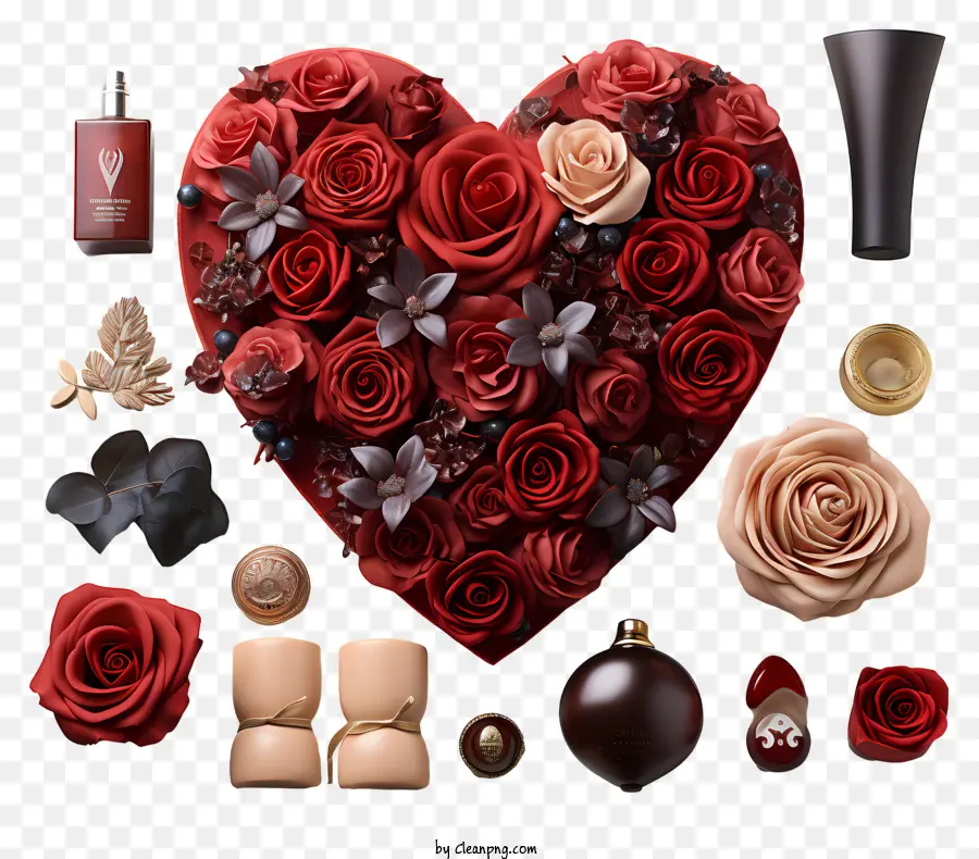 Hari Valentine，Mawar Merah PNG