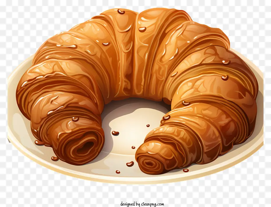 Croissant Perancis Datar，Croissant PNG