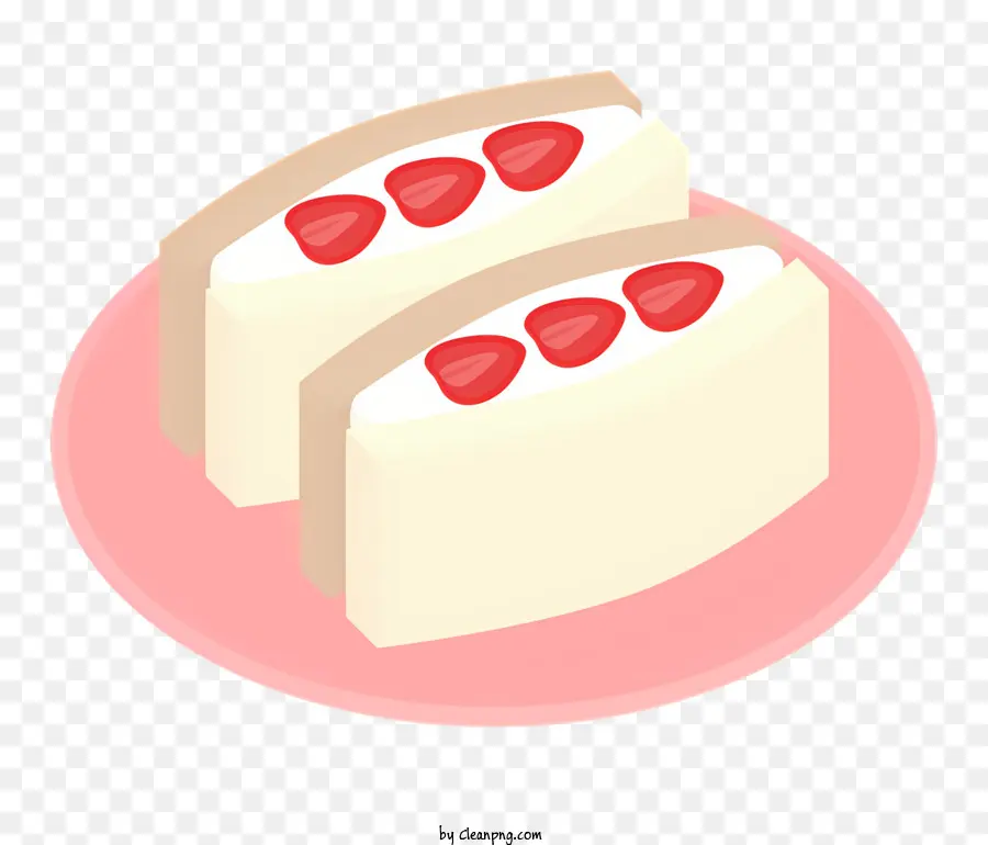 Makanan，Sandwich Stroberi PNG