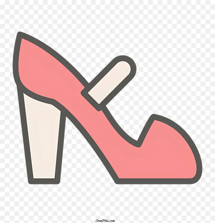 Sepatu Wanita，Tumit Tinggi Merah Muda PNG