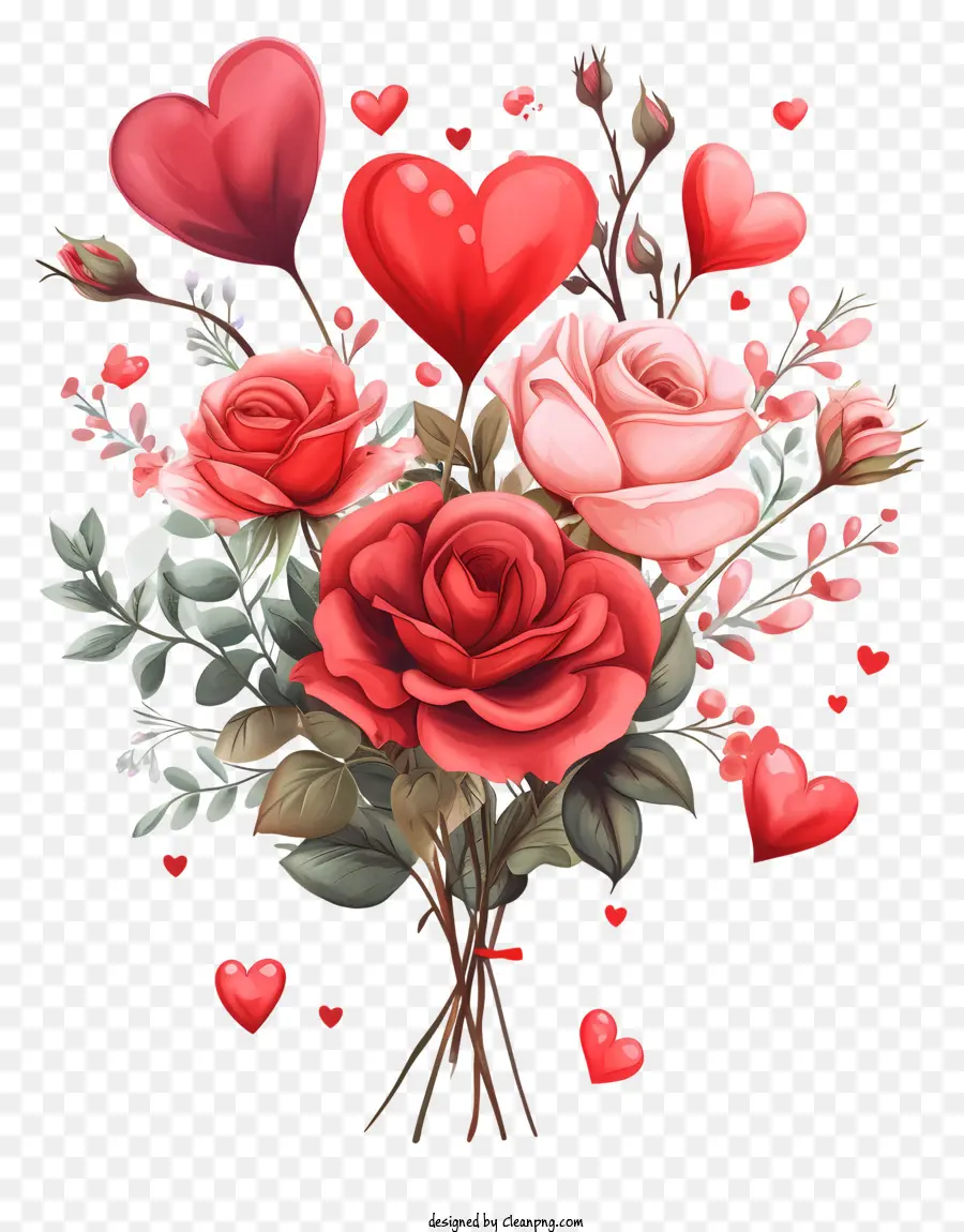 Pengiriman Hari Kasih Sayang，Mawar Merah PNG