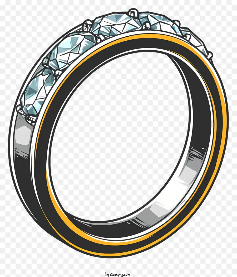 Cincin Kawin Seni Garis，Cincin PNG