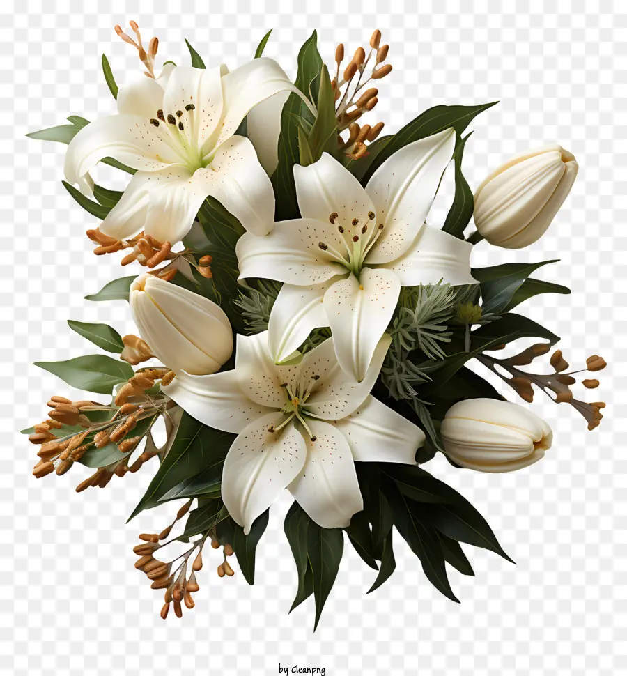 Lily Paskah，Bunga Lili Putih PNG