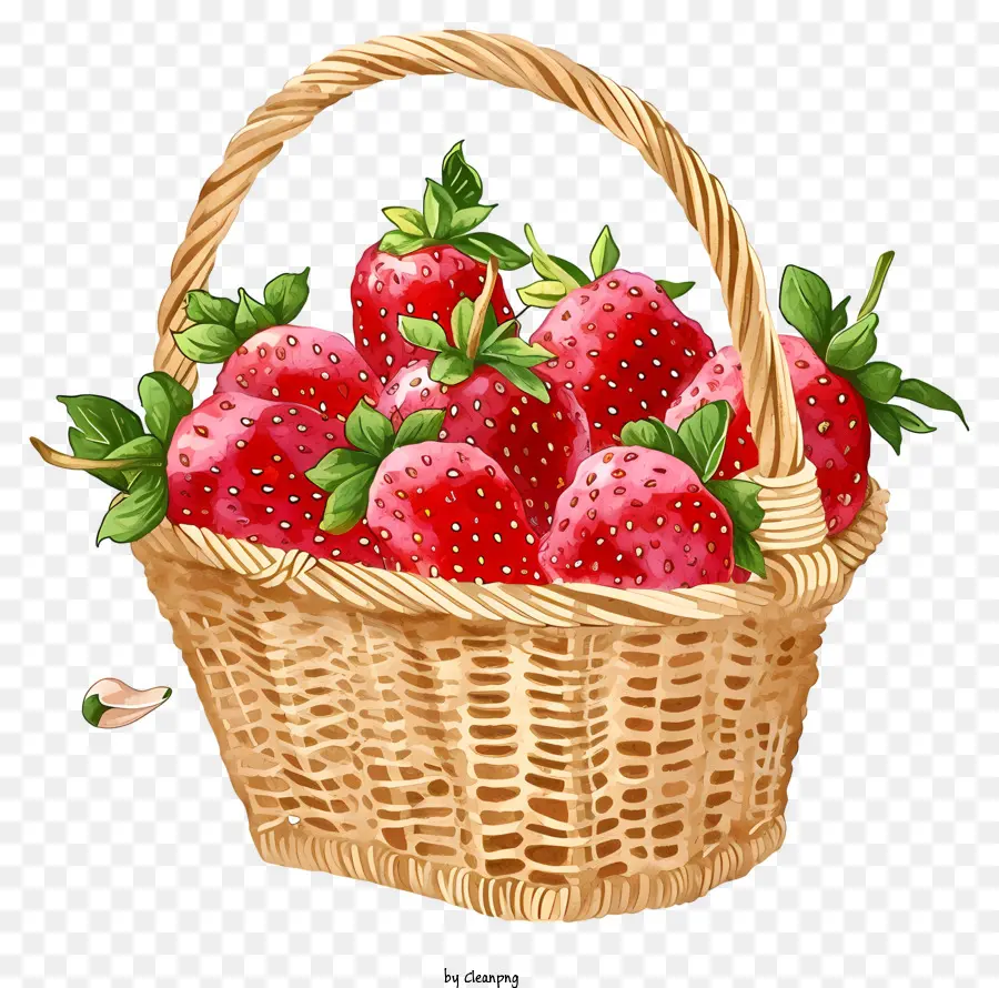 Ikon Keranjang Strawberry，Keranjang Stroberi PNG