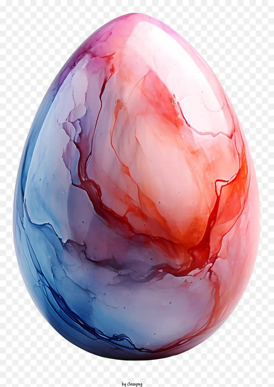Telur Paskah，Lukisan Marmer PNG