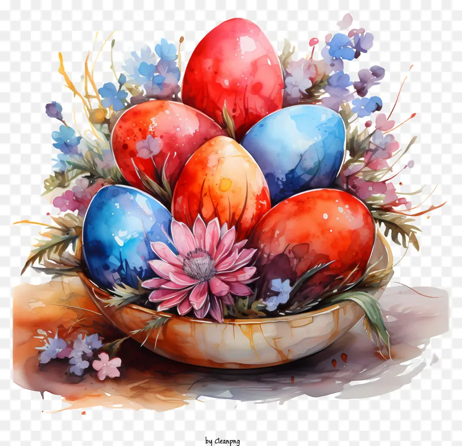 Telur Paskah，Telur Dicat PNG